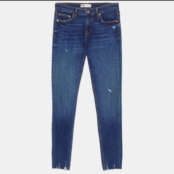❌SOLD❌NWT Zara The Skinny Jeans in Phoebe Blue - Picture 8 of 11